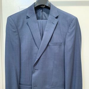 JoS. A. Bank navy blue slim fit suit